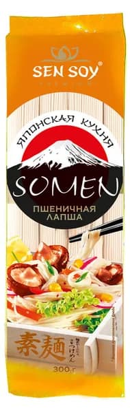 Лапша пшеничная Sen Soy Somen, 300 г