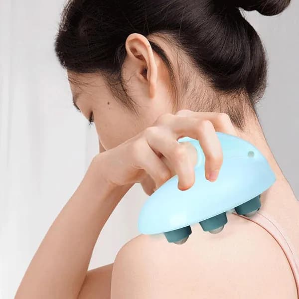 Шариковый массажер для тела Gua Sha, Синий, 1шт.