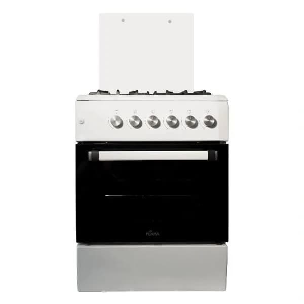 Плита газовая Flama AG 14219 W, 60 см, 4 конфорки, 50 л, белый