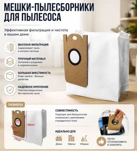 Мешок для Redmоn vr1324s
