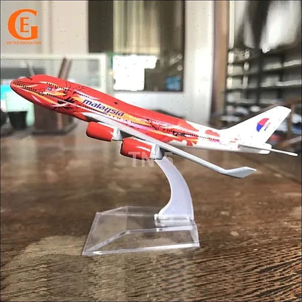 Металлическая Модель Самолета Боинг 747, Авиакомпании Малайзии B747