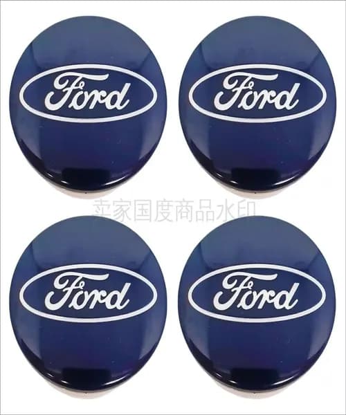 4 шт. синий колпачок ступицы 4 54 мм для Ford Focus, Fiesta, Ka, Kuga