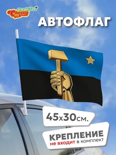 Флаг 45x30 Донецк (ДНР)