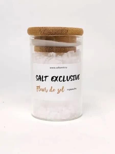 Соль SALT EXCLUSIVE Fleur de sel соляные пирамидки (Мадагаскар), 50 грамм, стекло