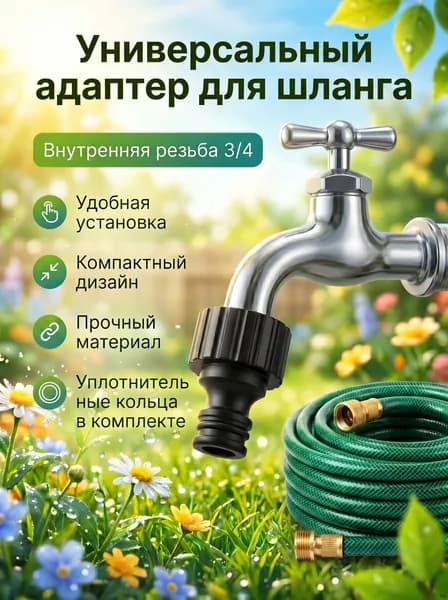 Адаптер для шланга , Пластик