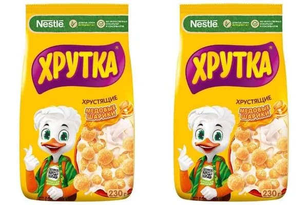 Хрутка Готовый завтрак Медовые шарики 230 г, 2 уп