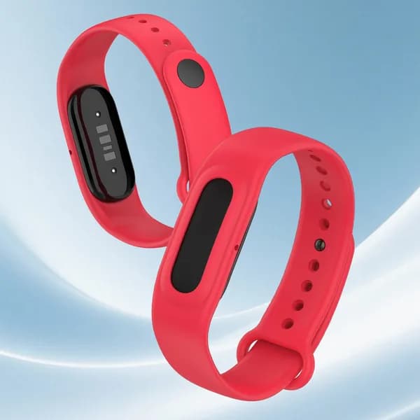 Силиконовый ремешок для фитнес-браслета Fitbit Air, красный, 254 мм