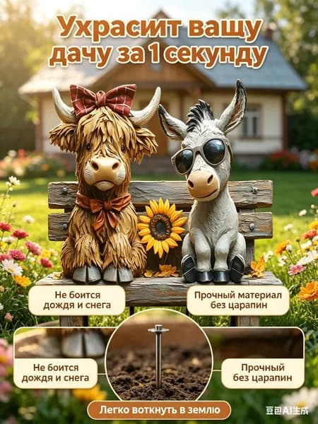 Фигурка садовая