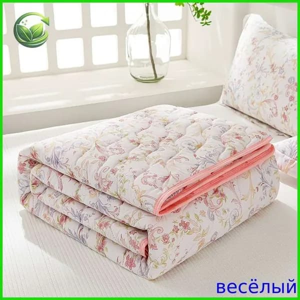 Одеяло Семейный 150x200 см, Летнее, с наполнителем Волокно, Файбер