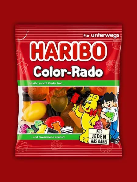 Лакричный мармелад HARIBO Color-Rado (Колор Радо) 100г Германия