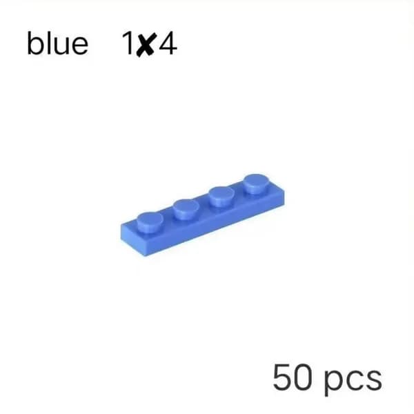 MOC 1x4 небольшие кирпичные строительные блоки совместимые с 3710 основным тонким кирпичом