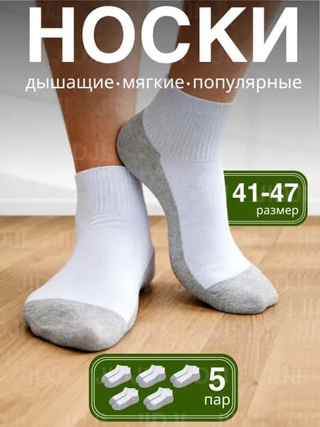 Носки мужские, 5 пар