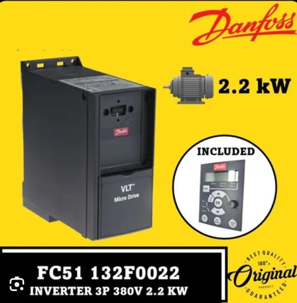 Частотный преобразователь Danfoss VLT Micro Drive FC 51 2,2 кВт,арт: 132F0022