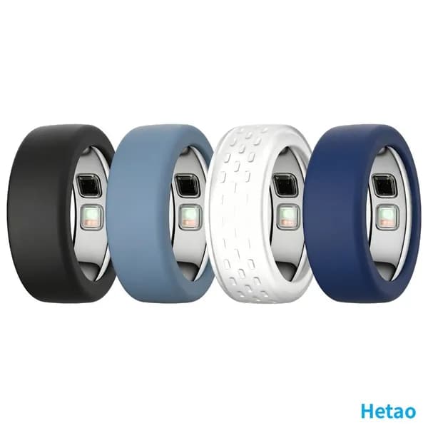 Чехол из силикона для кольца Oura Ring 5, размер M (10 13), прозрачный, чёрный, тёмно-зелёный, полуночно-синий