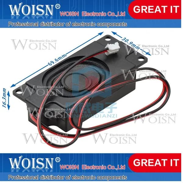 1шт MAX98357 I2S audio amplifier module unfiltered Class D amplifier supports ESP32 Raspberry Pi Тип опции доставки: 3W 8R amplifier speaker