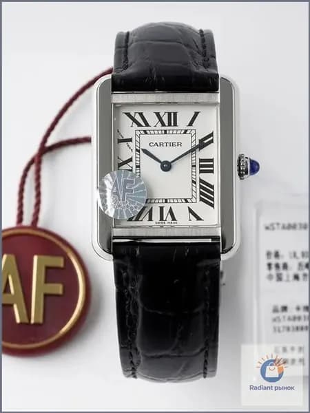 GARTIER Механические часы Cartier с римскими цифрами, женские белые часы 32,6 *25,7 мм, Европейская версия