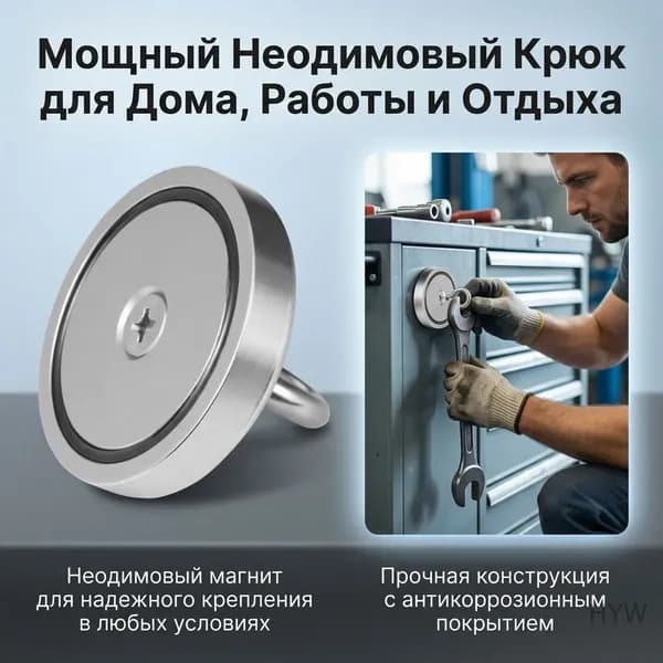 Неодимовый крючок Мощная вешалка для домашнего промышленного использования на открытом воздухе