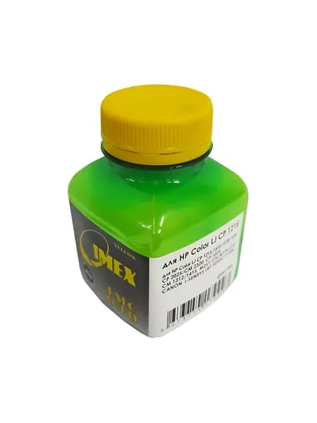 Тонер Imex Green Line TMC-040 жёлтый polyester для HP LASERJET CLJ 1215/1312/1415/M251/276/CP1025, 40гр