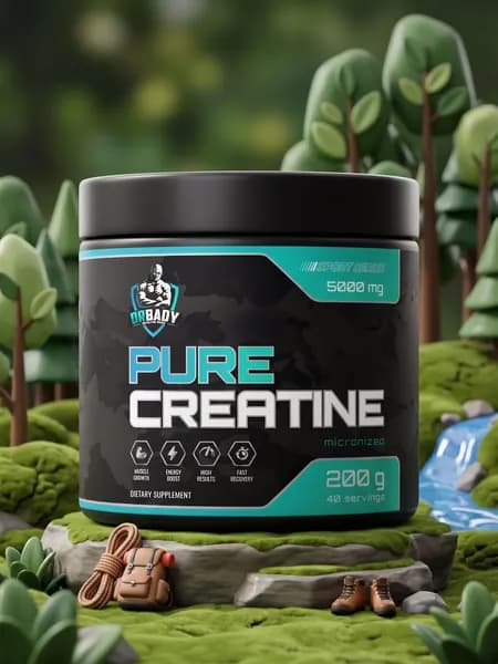 Чистый микронизированный креатин, (PURE CREATINE) 200 гр 40 порций