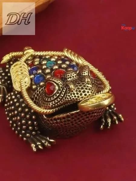 Эксклюзивный крупный амулет богатства, денежная жаба