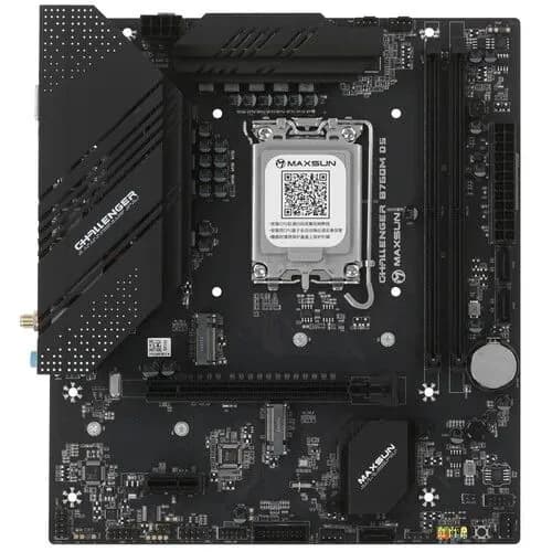 Материнская плата MAXSUN Challenger B760M D5 WIFI (S1700, B760, 2xDDR5-4800, HDMI, D-Sub, mATX) RTL
