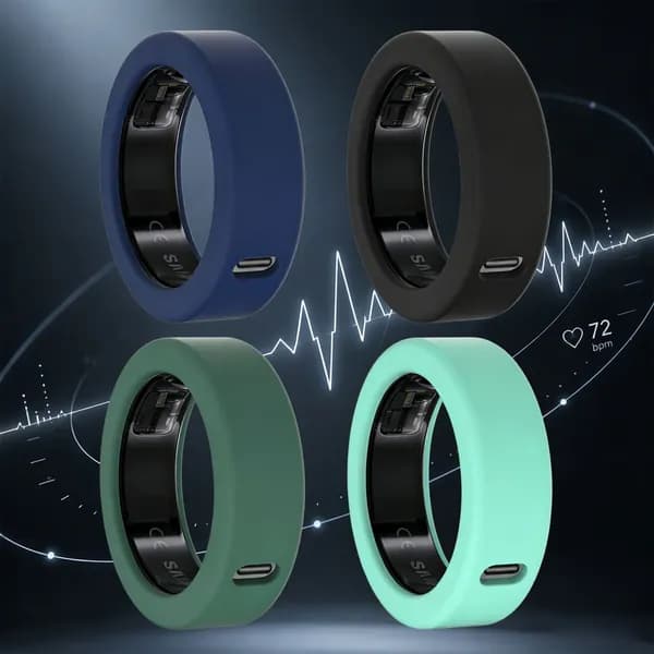Чехол для умного кольца Oura Ring 5 из силикона, размер S (6 9), 4 шт.