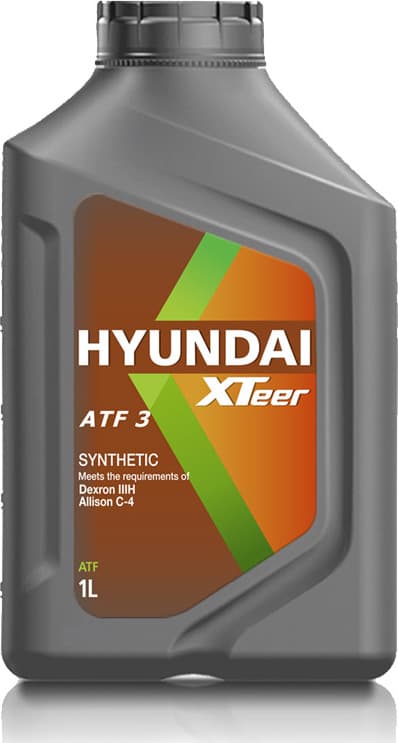Масло трансмиссионное для АКПП синтетическое HYUNDAI XTeer ATF III HP 1л 1011011
