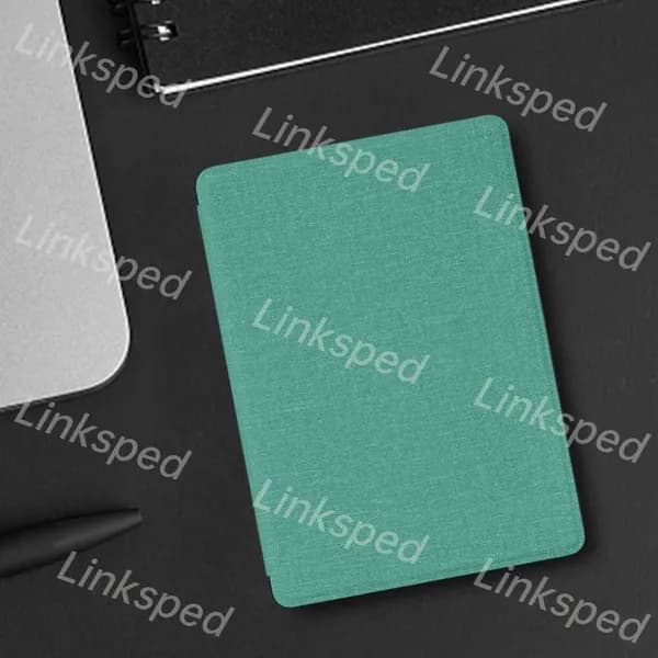 Чехол для Kindle Paperwhite 12 (2024) и Colorsoft Signature Edition, зелёный, с авто-пробуждением