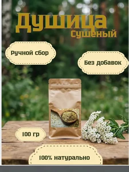 Душица сушеная, свежий урожай 2026 год, 100 гр