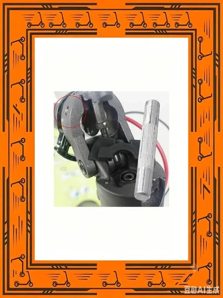 AAD0464013001 Кронштейн для Xiaomi M365 Pro 1S, усиленный замок, вес 10г, серебристый, 10 шт. 85