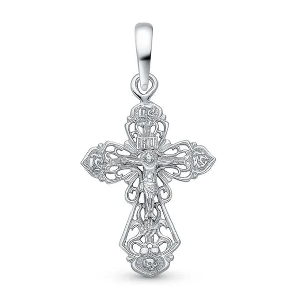 Крестик серебро 925 пробы 585GOLD