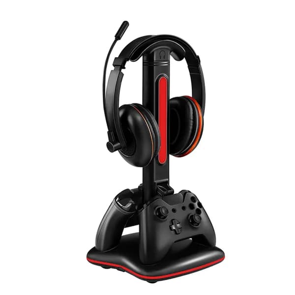 Зарядная станция для контроллеров Xbox One с RGB-подсветкой и держателем для наушников