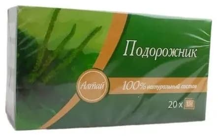 Фиточай Подорожник листья пакетированный 30 г