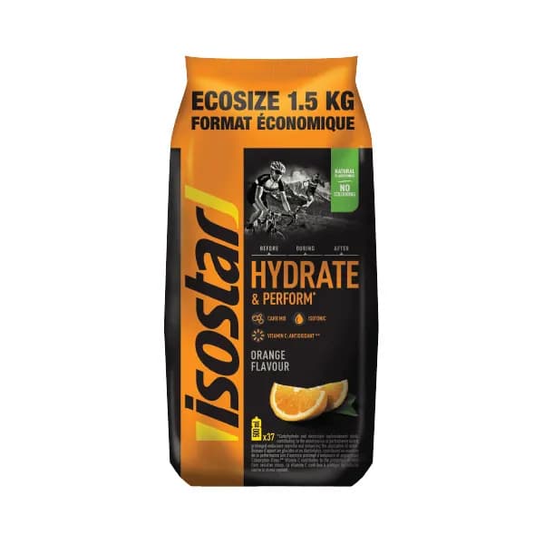 Напиток ISOSTAR Hydrate & Perform Powder Экопак 1,5 кг., Апельсин