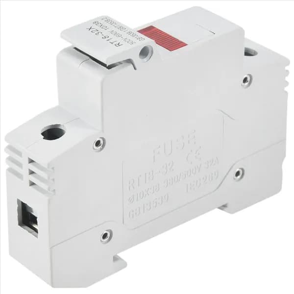 RT18-32X AC 380V 32A 1 полюс 10x38 мм DIN рейка держатель предохранителя основание