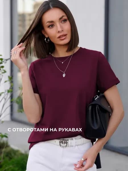 Футболка хлопок нарядная летняя стильная базовая красивая