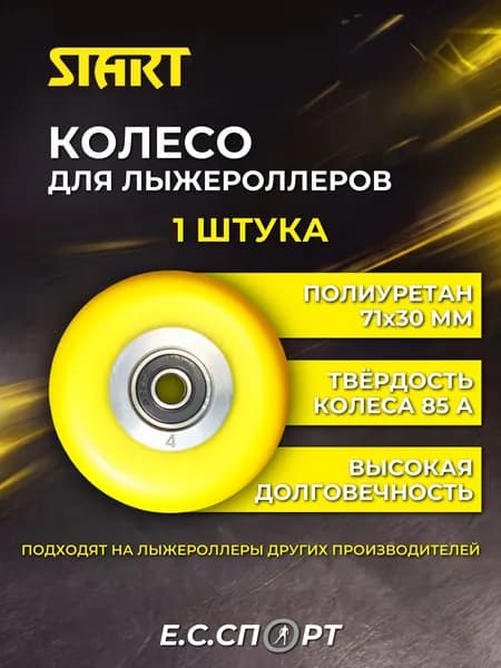 Колеса для лыжероллеров START, 1 штука