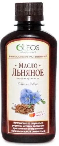 Oleos масло льняное 200 мл