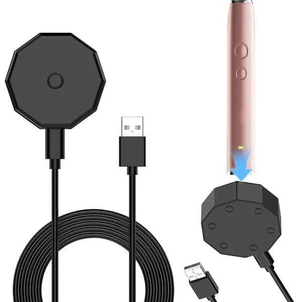 Зарядная станция для электрических зубных щёток Aquasonic Black и Vibe, магнитный разъём, чёрная
