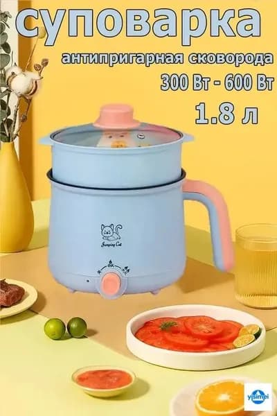 Пароварка электрическая Electric Cooker-CF-DZG, лазурный