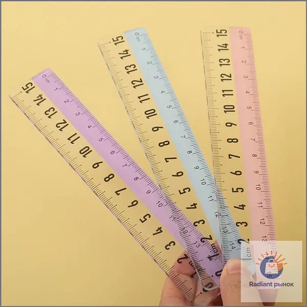 15cm Прозрачная линейка