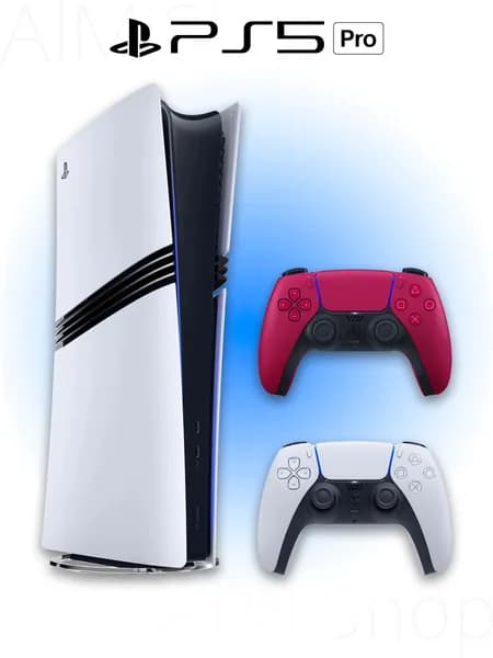 Игровая приставка Sony PlayStation 5 PRO + 2 геймпад (красный, Cosmic Red)