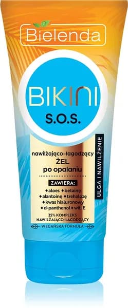 Bielenda Bikini - успокаивающий гель после загара / S.O.S. 150 ml