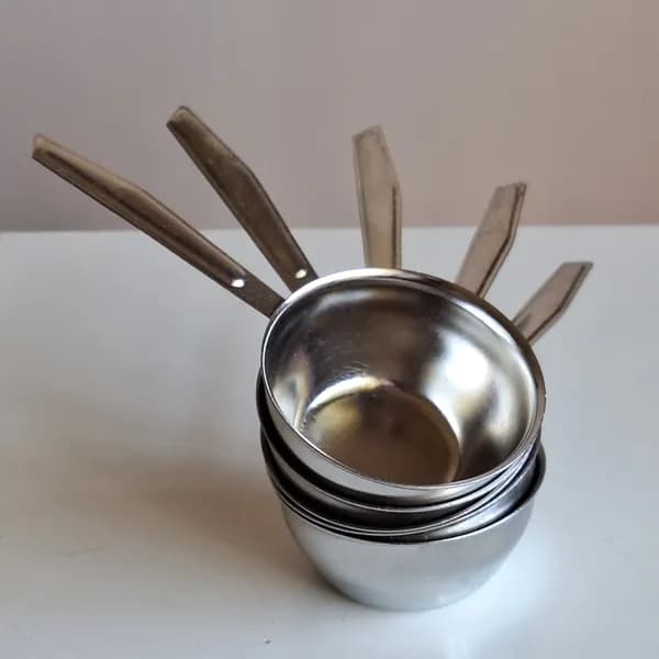 Кокотница Жульенница из нержавейки 5 штук СССР