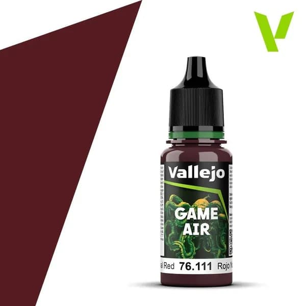 Краска Vallejo Game Air Nocturnal Red 18 мл для миниатюр, аэрографа и моделей
