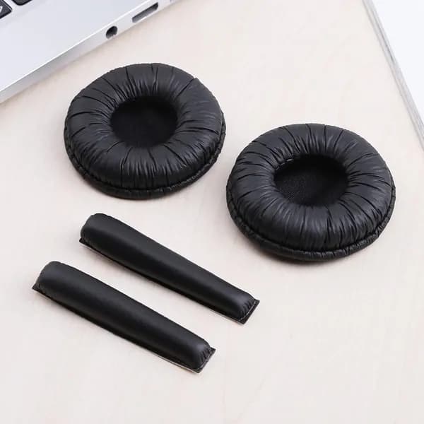 Чехлы и амбушюры из искусственной кожи для наушников Sennheiser PX100 PX200