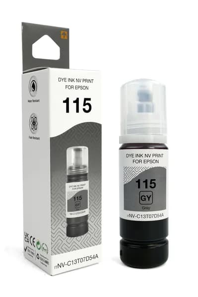 Чернила NV Print 115 (NV-C13T07D54A) для Epson L8160, L8180 (70 мл) Gray (в коробке)