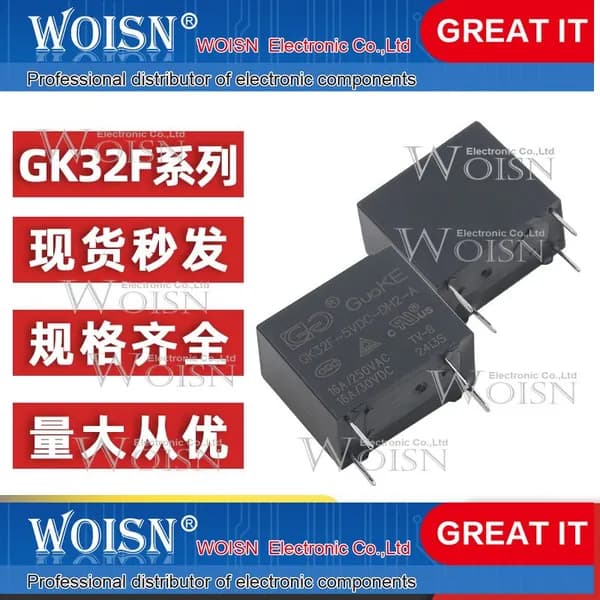 2шт./лот GK32F-24VDC-DH2-A/0.45W-16A реле