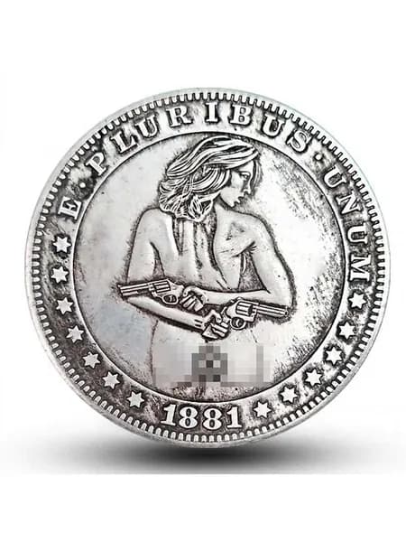 Сексуальная красота Серебряная монета