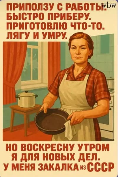 Советский ретро-плакат, украшающий картину (20х30см)
